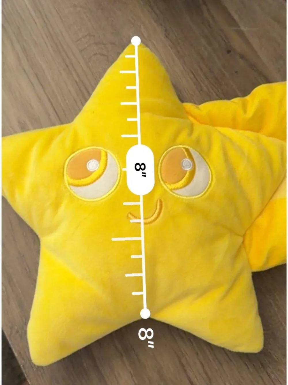 Disney Parks Pixar Pier La Luna Star Catcher Yellow Winking Star Plush Toy 8